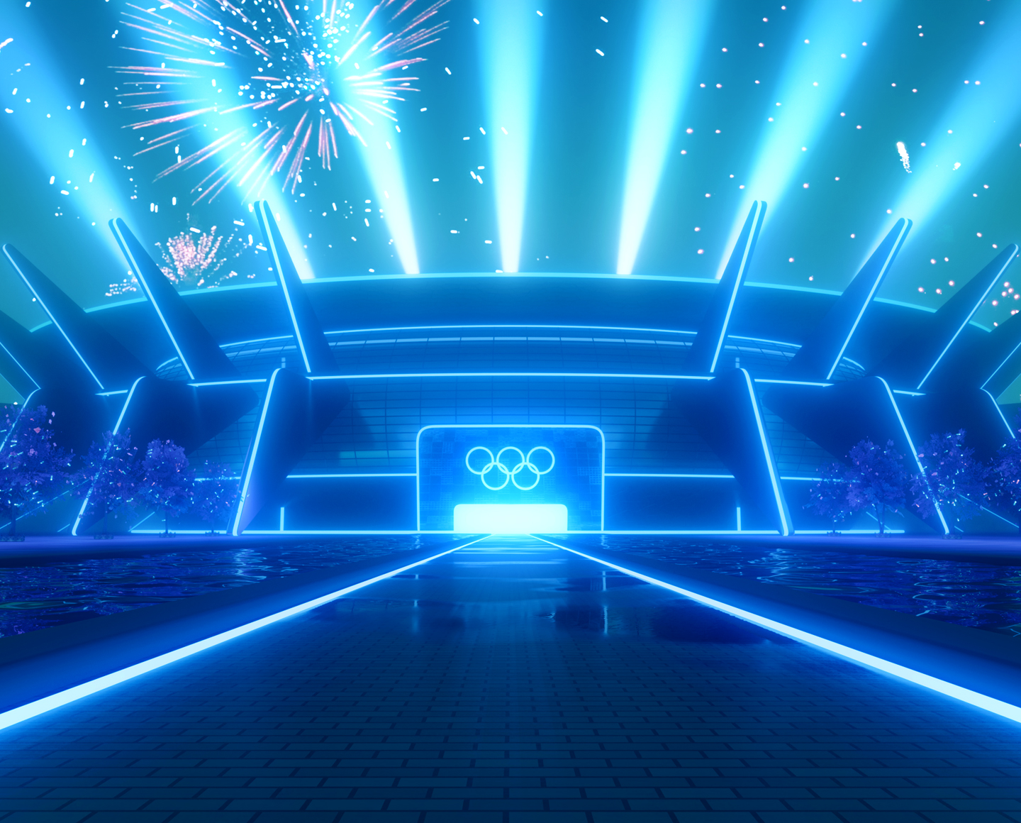 Olympic Stadium in the VR experience